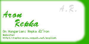 aron repka business card